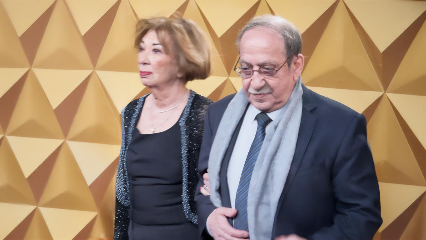 دريد لحام وزوجته