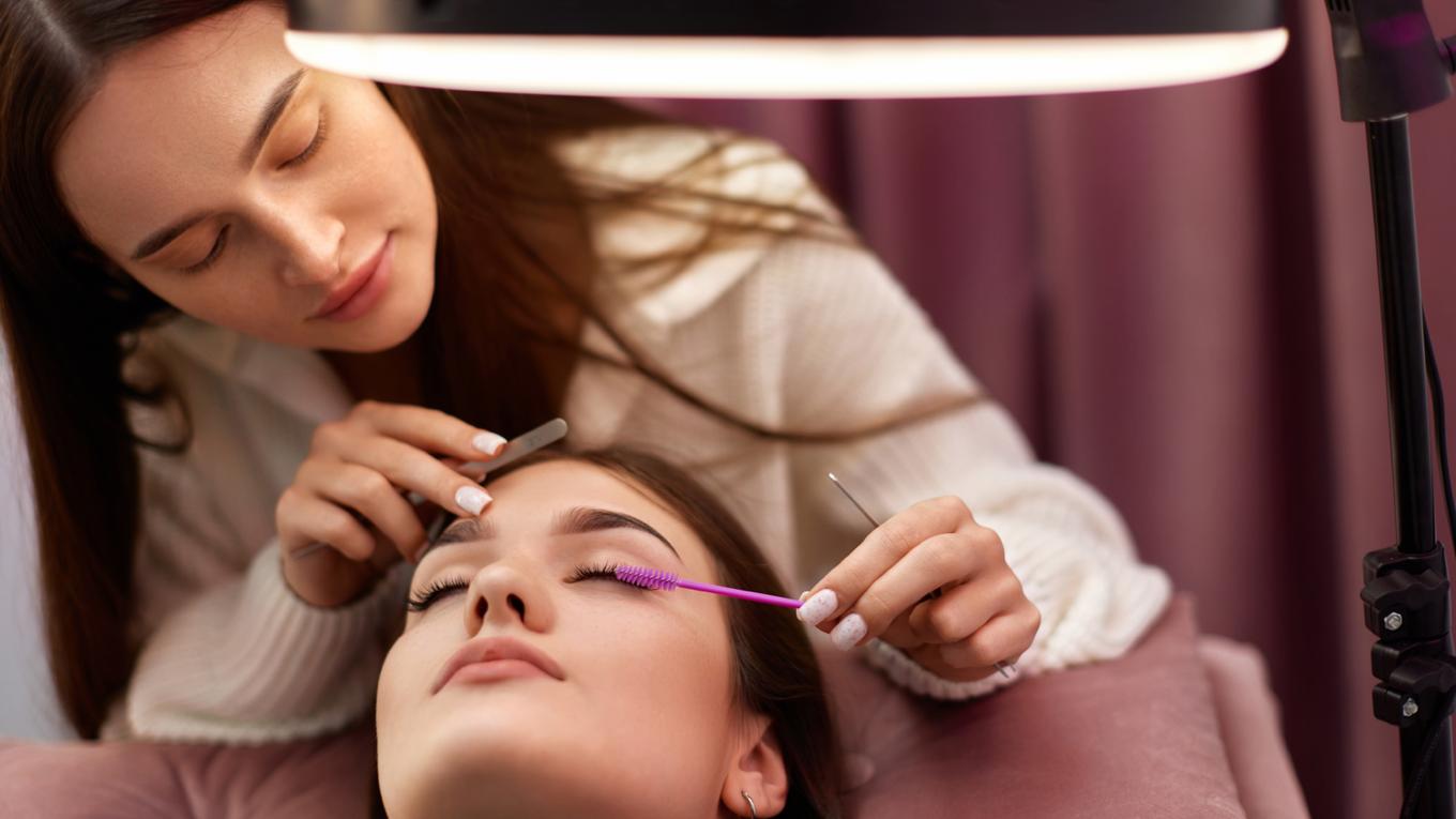 صورة لنتائج وصلات الرموش
