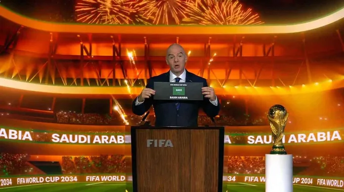 السعودية تستضيف كأس العالم 2034