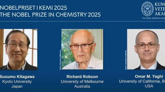 فوز عمر ياغي بجائزة نوبل للكيمياء 2025
