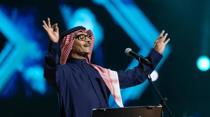حفلة رابح صقر في كأس العالم للرياضات الإلكترونية