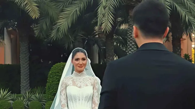 زفاف شيرين بيوتي وأسامة مروة: لحظات لا تُنسى