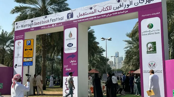 مهرجان الوراقين للكتاب المستعمل في الشارقة