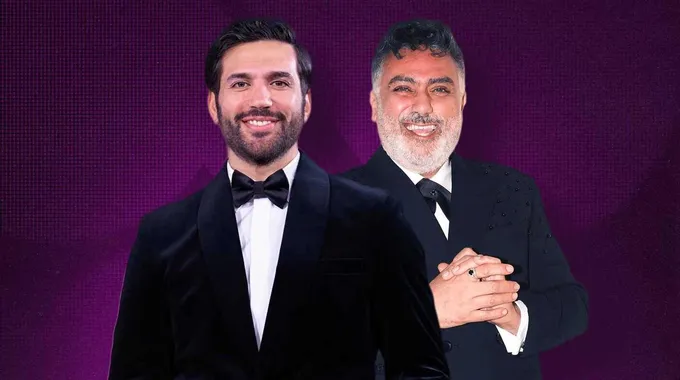لقاء تامر حبيب وحسن الرداد في مهرجان الجونة