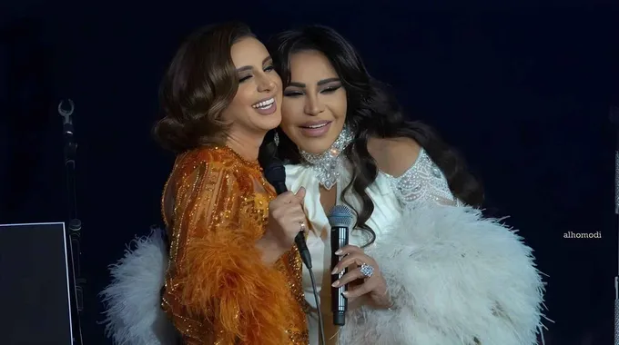 رسائل محبة بين أحلام وأنغام بعد حفلهما