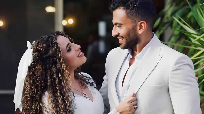 احتفال عقد قران منة عدلي القيعي ويوسف حشيش