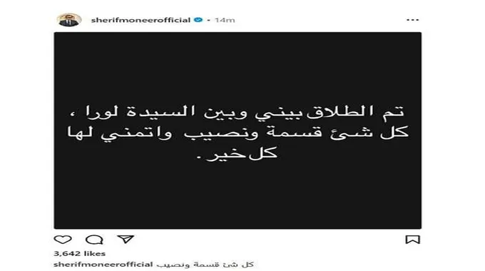 لورا عماد تخرج عن صمتها بعد طلاقها من شريف منير