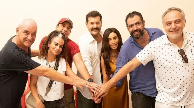 كواليس فيلم درويش مع عمرو يوسف ودينا الشربيني